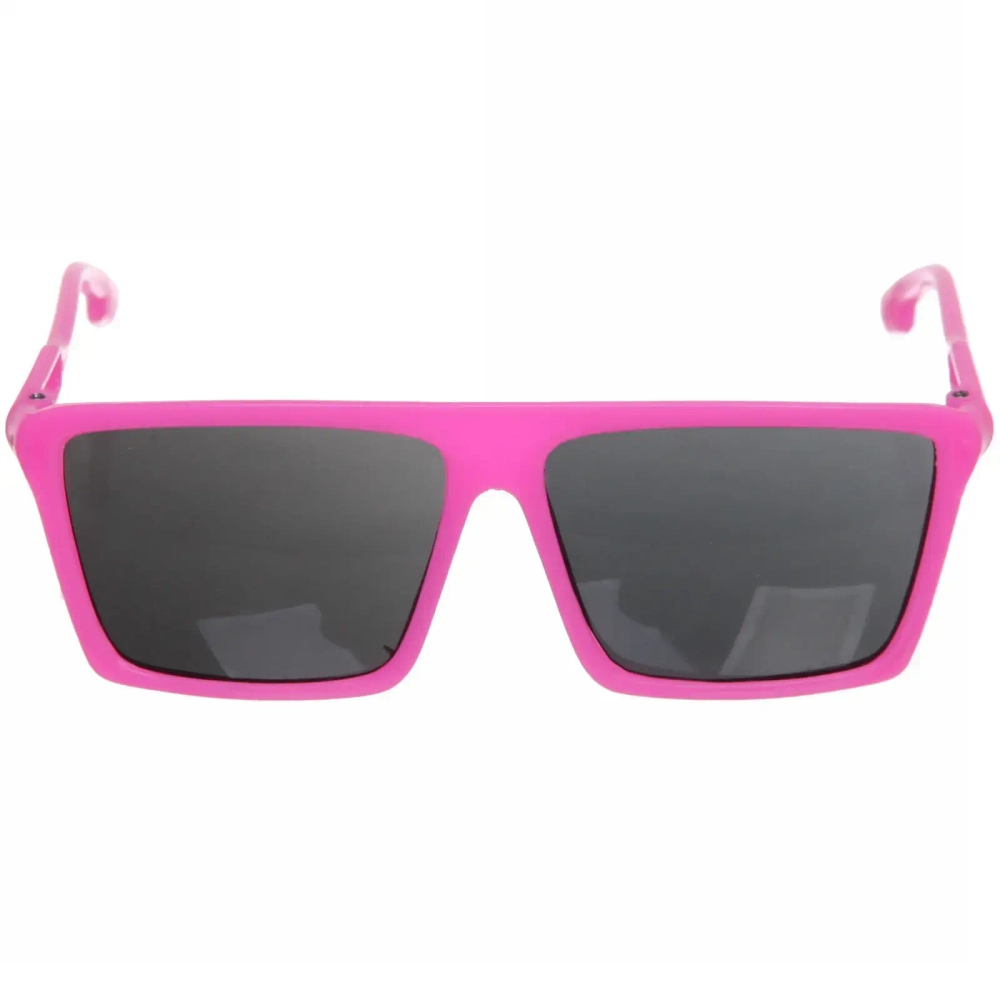 Очки солнцезащитные детские «Мода», однотонные, глянцевые, форма прямоугольная, микс 6 цветов