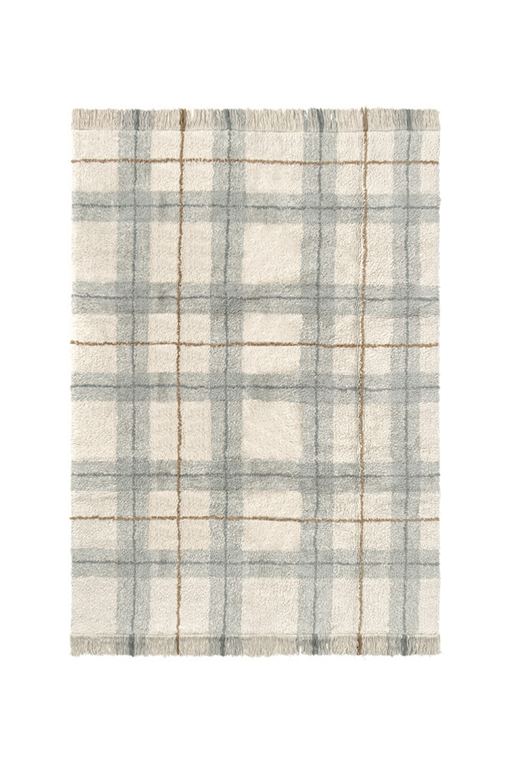 Ковер Lorena Canals Tartan Blue Sage S (90 x 120 см)