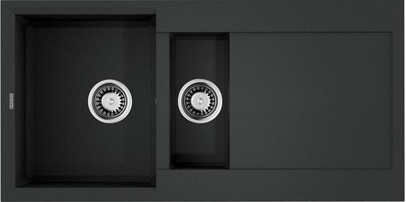 Кухонная мойка OMOIKIRI Sakaime 100-2-BL Tetogranit/черный