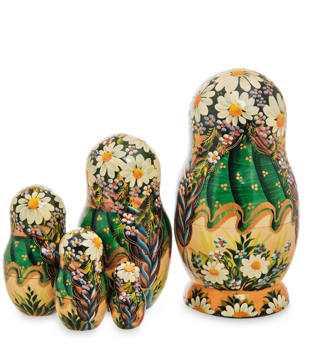 Народные промыслы МР-16/ 6-A Матрешка 5м «Мария с курицей»