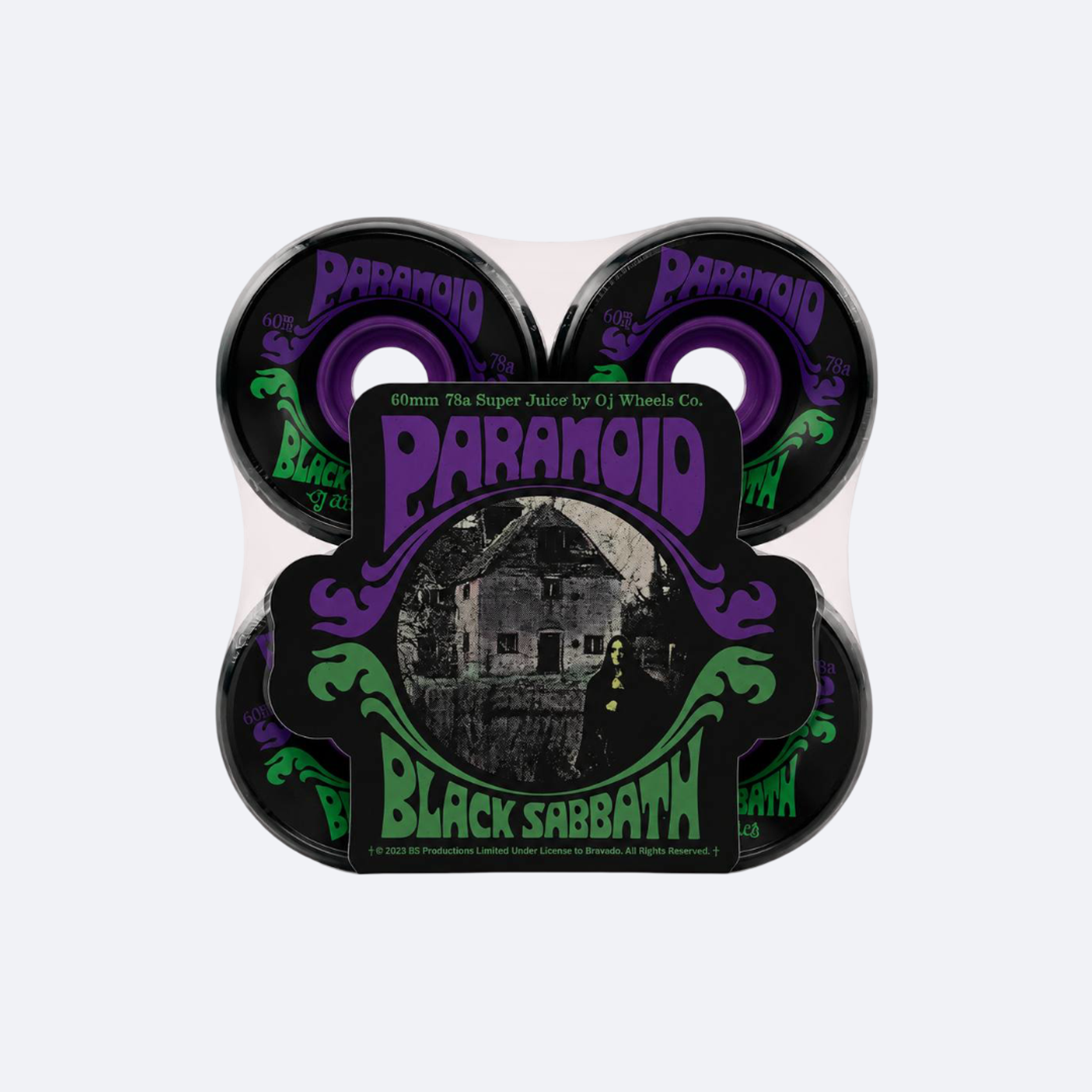 Колеса OJ Wheels Super Juice Black Sabbath Paranoid (black) 78a артикул: - купить в магазине Дайс