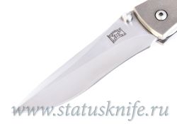 Нож Walter Brend Custom Titanium orange peelфотография - 2