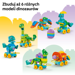 LEGO DUPLO - Динозавры на колесах 3в1 10451