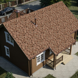 Черепица битумная гибкая Tegola COMFORT CORTINA Terracotta 404