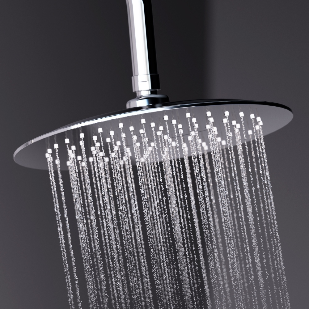 Душевая система с душевым смесителем-полкой Damixa Scandinavian Pure 936780000