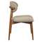 Стул Mod, орех, бежевое букле