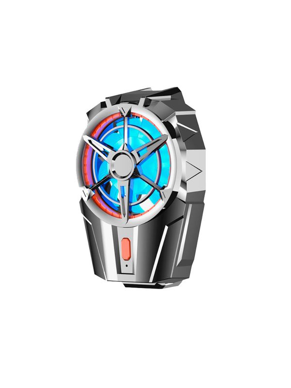 Кулер с охлаждением для смартфона X52 беспроводной с аккумулятором 300 mAh (Silver)