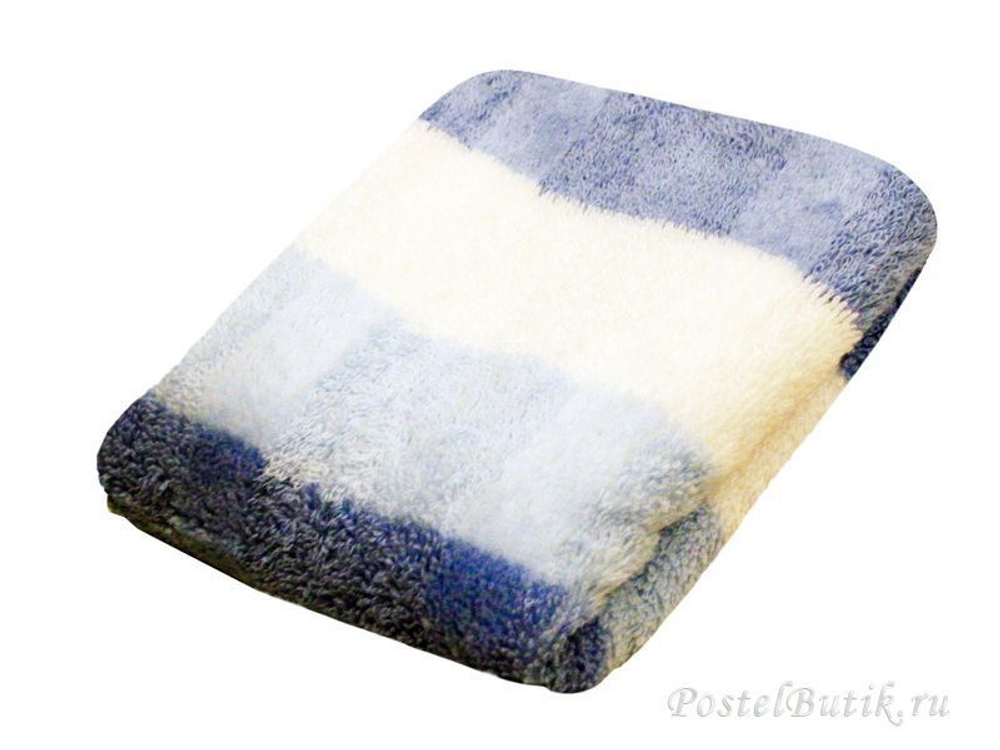 Махровое полотенце Noblesse 1011 Frottier голубое от Cawo Германия