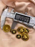 Пуговицы Верс. золотистые