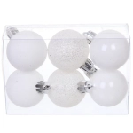 Набор ёлочных украшений «Сказочная зима» 45 предметов, Белый