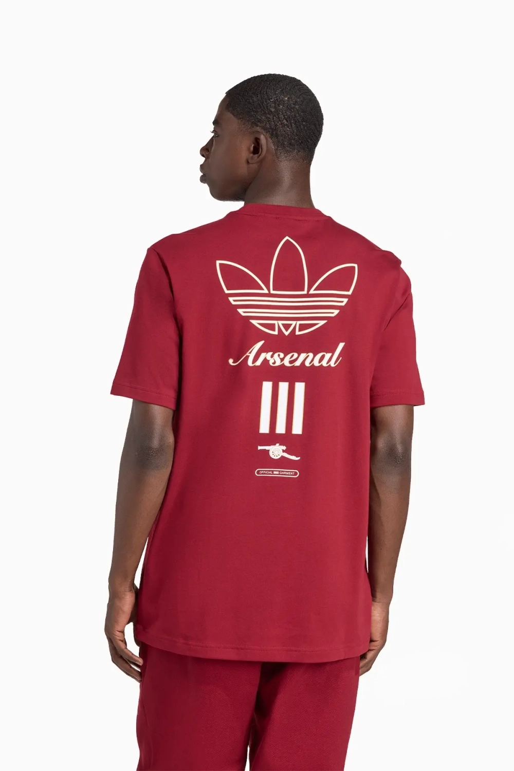Футболка adidas Arsenal FC 25/26 Terrace Icons Graphic - бордовый