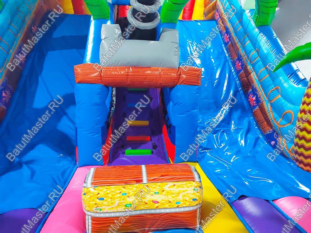 Коммерческий надувной батут "Полундра" 9*6*7 м