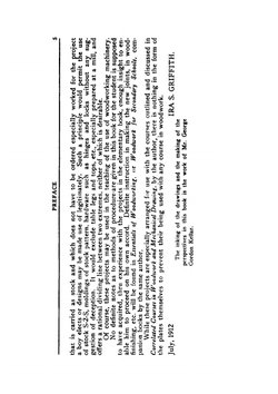 Furniture making, advanced projects in woodwork | Griffith Ira Samuel