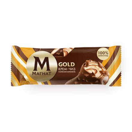 Мороженое Магнат Gold Крем Чиз Соленая карамель110 гр