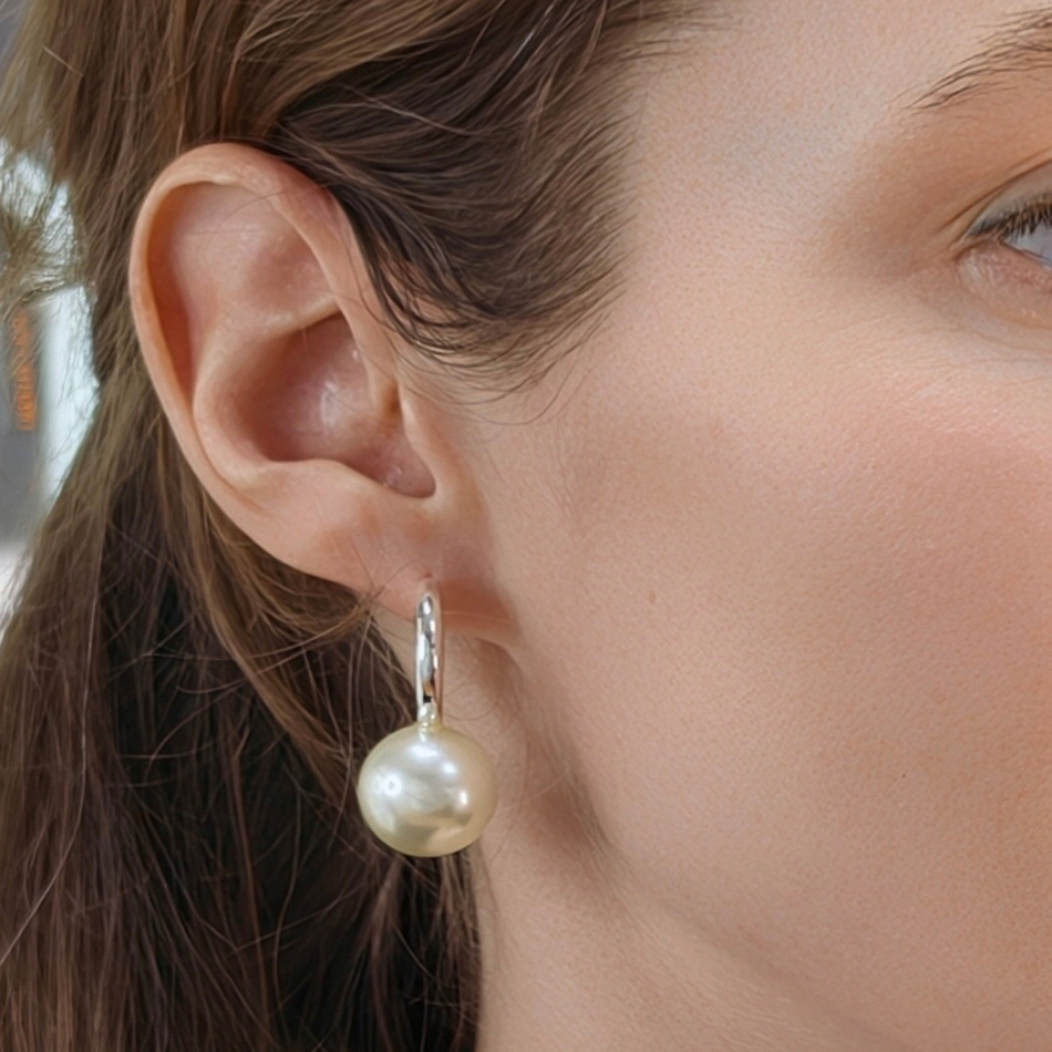 Серьги Fiore Luna WHITE PEARL ABE23446-04 S