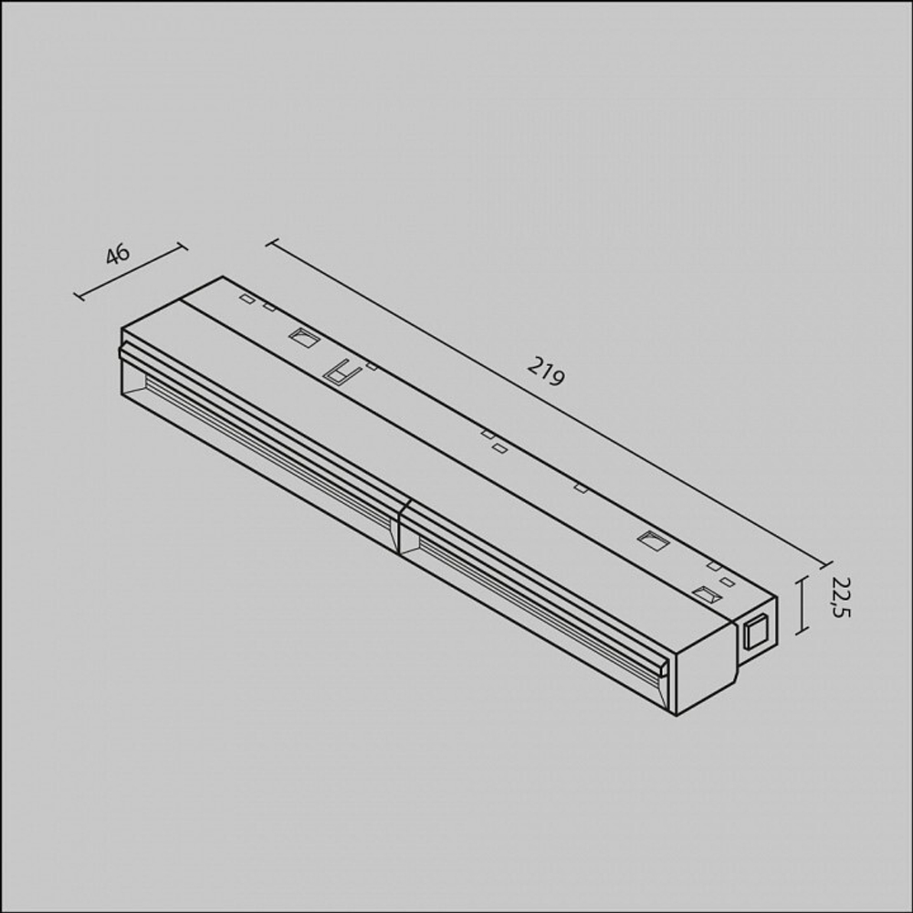 Встраиваемый светильник Maytoni Parete TR106-4-12W-DS-B
