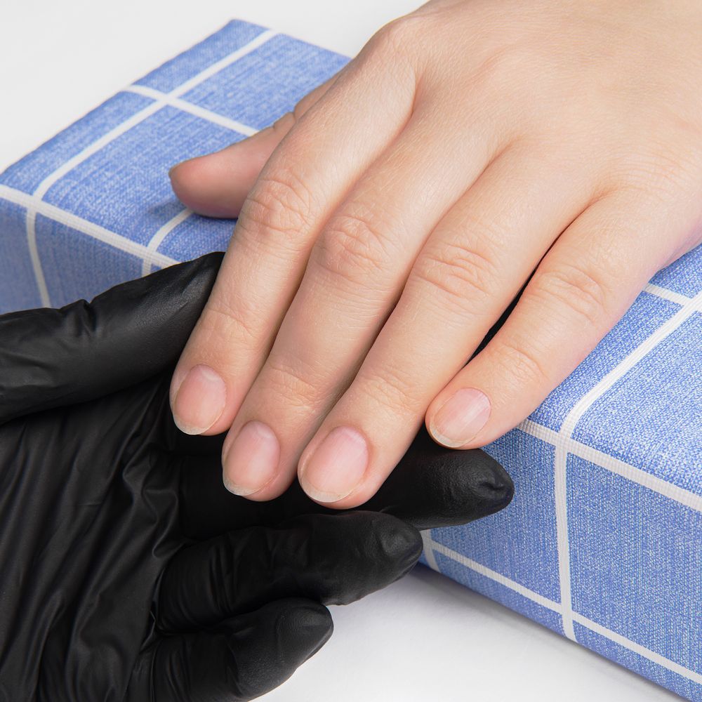 Валик настольный Клетка, розовый.