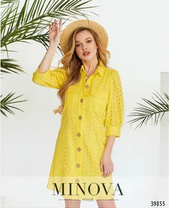 Платье 3147-ярко-желтый Minova