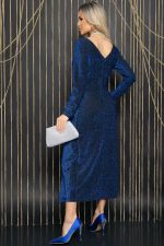 Платье Вау-эффект (мерцающий синий) П11980 LT Collection