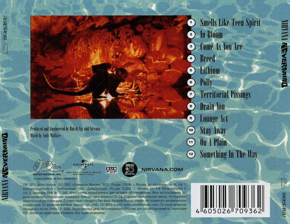 Nirvana / Nevermind (RU)(CD)