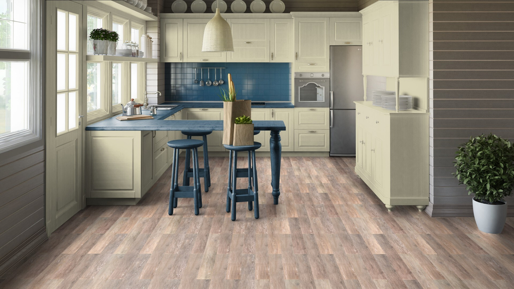 Кварц-виниловая плитка ПВХ Tarkett New Age Ambient планка 152.4х914.4 мм