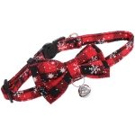 Ошейник с колокольчиком для питомца «МурГаф», цвет красный, 1*30см (лейбл Ultramarine)