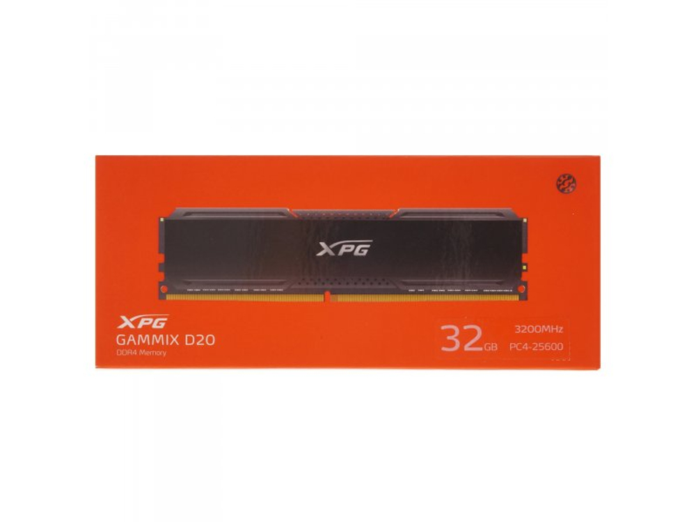 Оперативная память ADATA Gammix AX4U320032G16A-CBK20, DDR4 1х 32ГБ 3200 МГц, DIMM, RTL