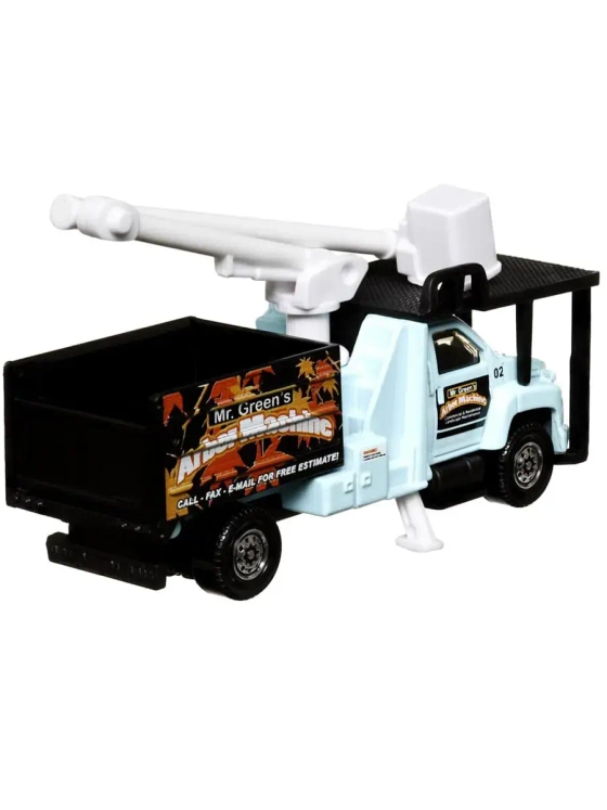 Машинка Хот Вилс Matchbox GMC Topkick Trimming Truck HLN03