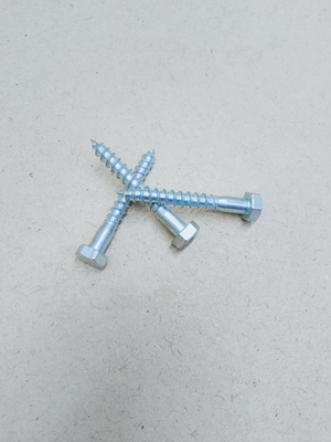 Шурупы Зубр оцинкованные для деревянных лаг и реек, с шестигранной головкой, 8*60мм ТФ5