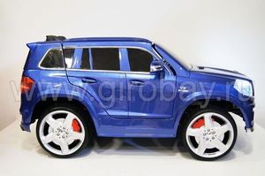 Детский электромобиль River Toys Mercedes-Benz GL63 синий