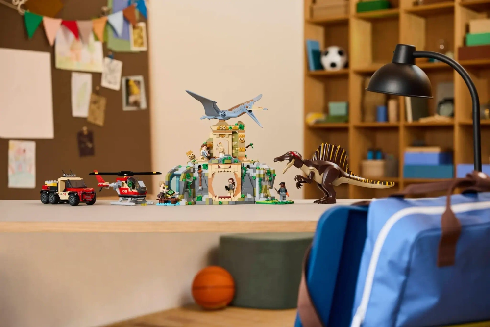 Конструктор LEGO Jurassic World 76976 Воздушная миссия спинозавра и Кецалькоатля