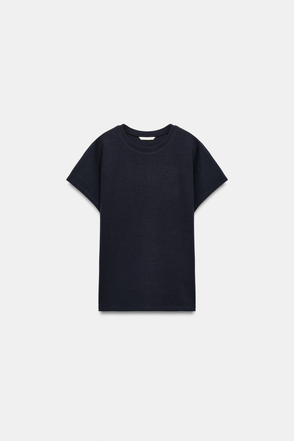 ZARA ФУТБОЛКА INTERLOCK С ЯПОНСКИМИ РУКАВАМИ, МОРСКОЙ СИНИЙ