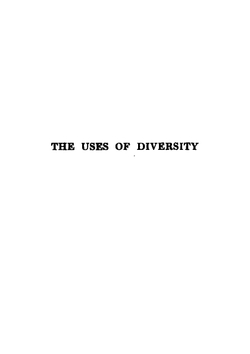 The uses of diversity; a book of essays | Gilbert Keith Chesterton