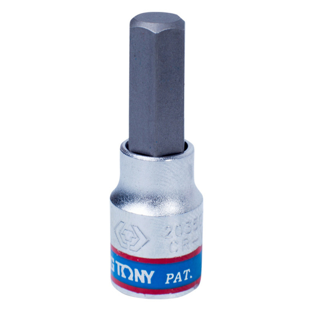 KING TONY (203507) Насадка (бита) торцевая 1/4", L = 37 мм, HEX, 7 мм