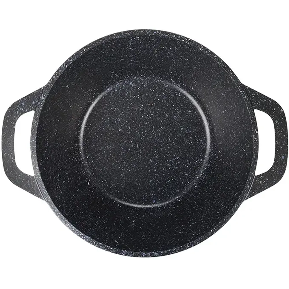 Кастрюля 3,5л «Granit» (black) со стеклянной крышкой кгч35а