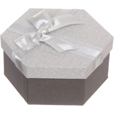Коробка подарочная «Ванильная нежность» 16*14*7 см, серый