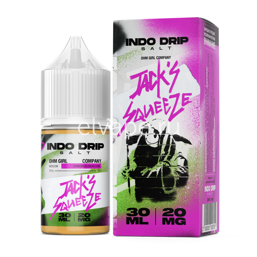 IndoDriP, Jack&#39;s Squeeze 30ml 0%