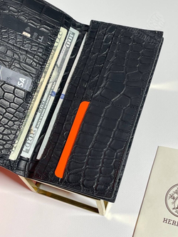 Бумажник Hermes из кожи крокодила