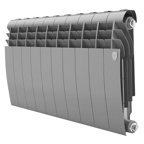 Биметаллический радиатор Royal Thermo BiLiner 350 Silver Satin - 10 секций