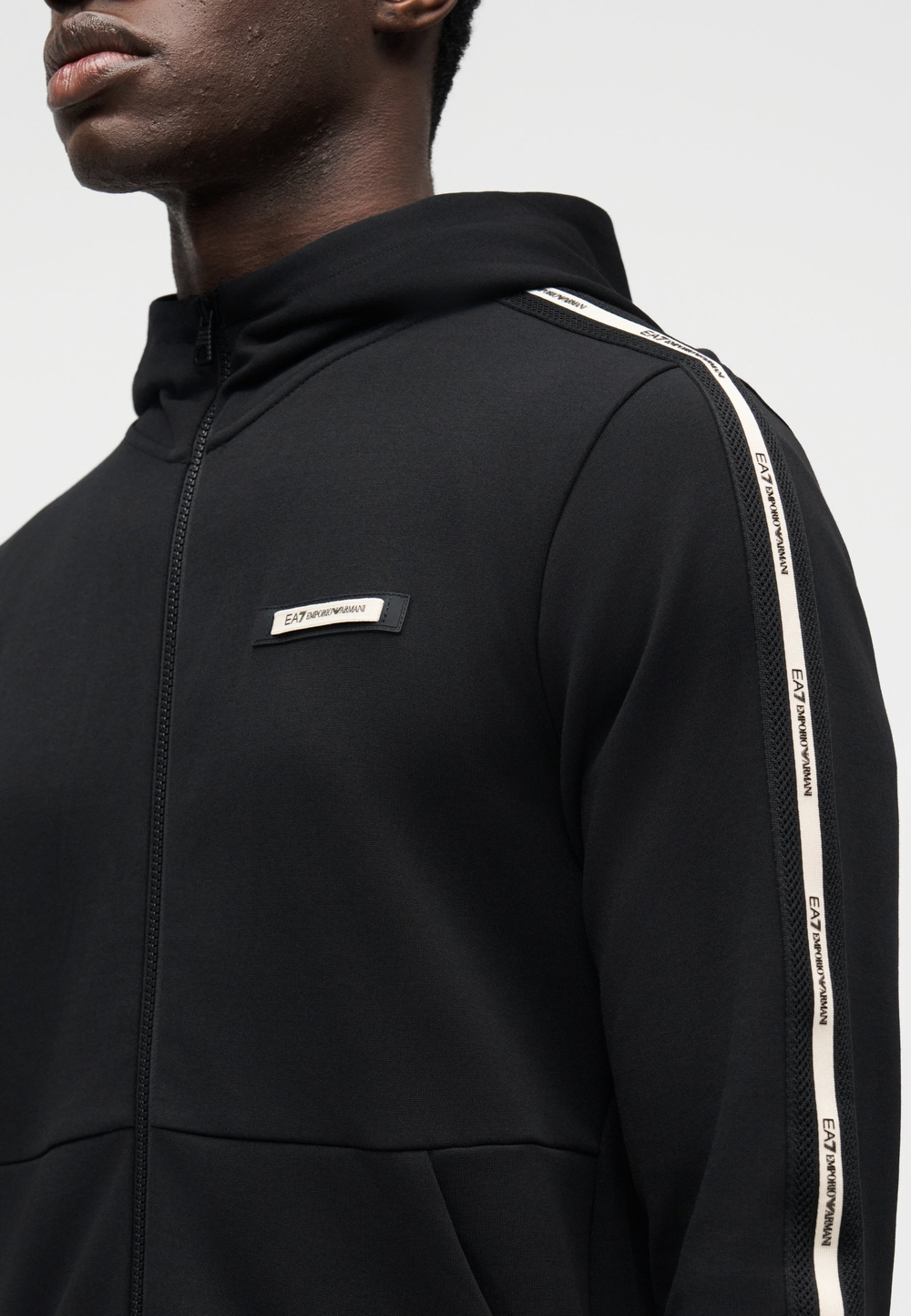 EA7 Emporio Armani UNISEX - Толстовка с капюшоном - Чёрный