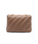 Кожаная сумка через плечо LOVE BIG PUFF CL SHEEP NAPPA Pinko - коричневый(100037 A0F2)