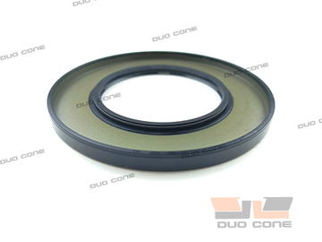 Армированная манжета PTFE с пружиной и пыльником УР-43 (65x120x6/9) NBR/сталь