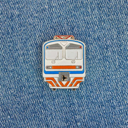 Значок электропоезд ЭД4М белый