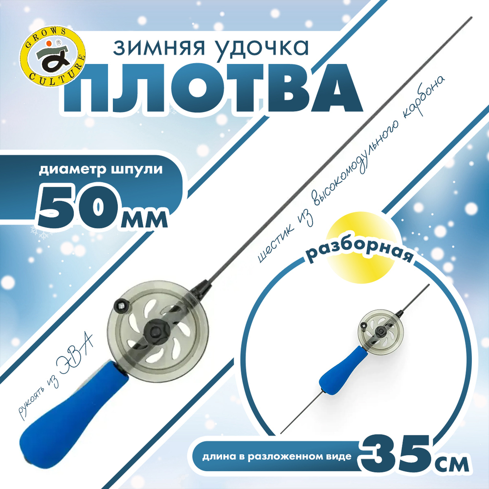 Удочка зимняя Grows Culture "Плотва"