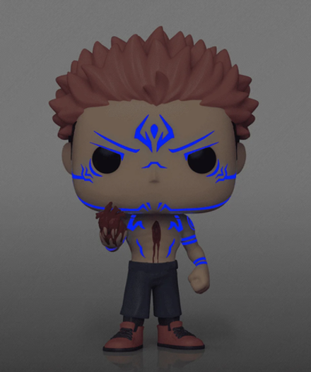 Фигурка Funko POP! Animation Jujutsu Kaisen Ryomen Sukuna with Heart (светится в темноте) Chase (Exc)