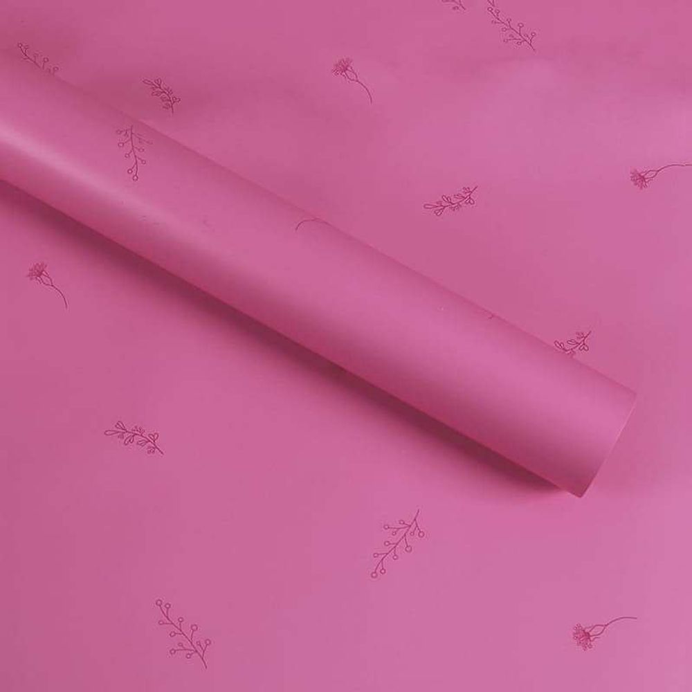 Пленка ЦВЕТОЧНАЯ ДОЛИНА 58см*10м ФУКСИЯ