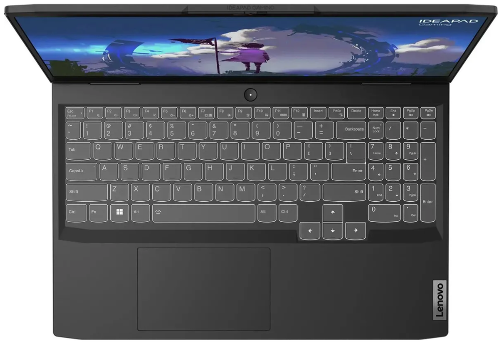Ноутбук  Lenovo IP Gaming 3 15IAH7 15.6 ", Core i5, 8 Гб RAM, 512 Гб SSD, GeForce RTX 3050, Серый