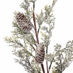 Ветка декоративная «Волшебный зимний сад» 65 см