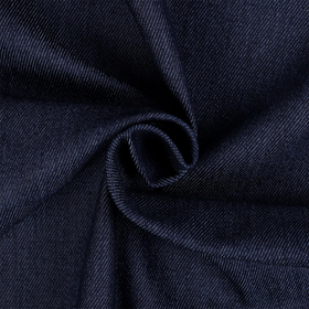 Ткань Джинс 270 г/м² 65% полиэстер, 33% хлопок, 2% спандекс шир.150 см  цв.03 т.синий