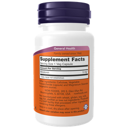 Now Foods Melatonin 5 mg 60 veg capsules , Мелатонин